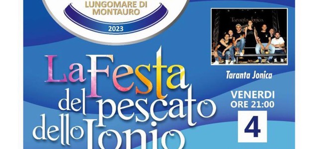 QUESTA SERA LA NOTTE AZZURRA: MOSTRE, MUSICA E BUONA CUCINA SUL LUNGOMARE DI MONTAURO