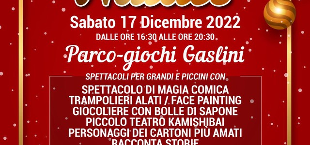 Catanzaro. Al Parco Gaslini sabato 17 dicembre arriva "La Magia del Natale"