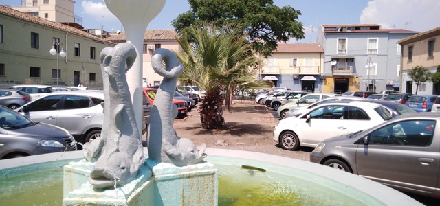 COMMISSIONE LAVORI PUBBLICI , SOPRALLUOGO IN PIAZZA DOGANA A LIDO