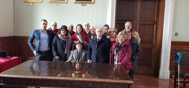 I cento anni di Francesco Canino Festeggiati in Comune con l'assessore Lobello