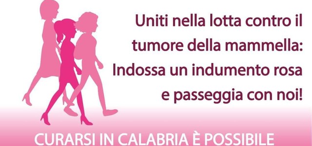 “PASSEGGIATA IN ROSA”. DOMENICA PROSSIMA, 16 OTTOBRE, L’INIZIATIVA SUL TUMORE DELLA MAMMELLA ORGANIZZATA DALLA BREAST UNIT DELL’AO PUGLIESE-CIACCIO