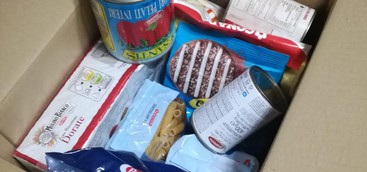 CasaPound invia le derrate alimentari per spezzare la fame di Oliverio