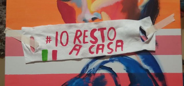 " IL CIELO IN UNA STANZA"  quarantena di un'artista.
