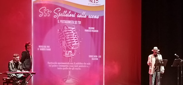 “SSS Spettatori Sulla Scena”, per la prima della nuova stagione del Teatro Incanto esperimento riuscito al Teatro Comunale