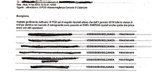 Videosorveglianza, Riccio: "Longo e Enel mentono, ecco la prova"