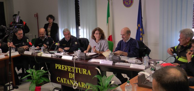 Il capo della Protezione Civile Nazionale Borrelli a Catanzaro : " Non ci sono problemi di operatività in Calabria" (VIDEO)