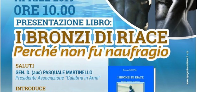 Al MUSMI di Catanzaro,  il libro " I Bronzi di Riace, perchè non fu naufragio"