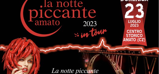 Ad Amato "La notte piccante" in tour