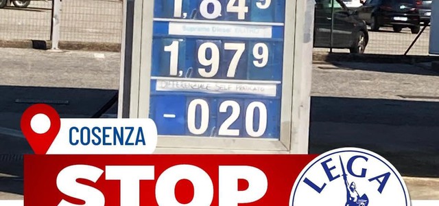 CARBURANTI, LA LEGA: PREZZI GIÙ ANCHE TRA UN MESE