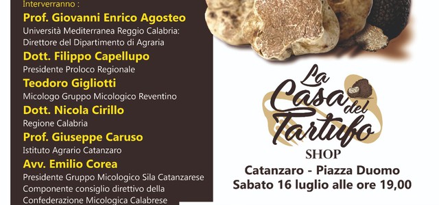 Tartufo Calabrese, tra valorizzazione ed opportunità: una tavola rotonda lo omaggia sabato 16 luglio a Catanzaro