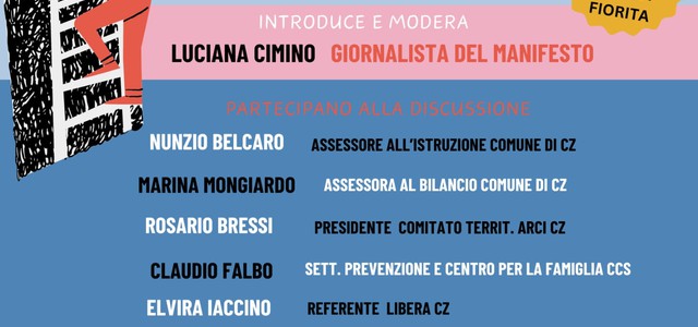 ARCI, LIBERA, CENTRO CALABRESE DI SOLIDARIETA’, GENITORI IN RETE E COLLETTIVO SAGITTA PROMUOVONO INCONTRO SU “DIMENSIONAMENTO SCOLASTICO E POVERTA’ EDUCATIVA – QUALE FUTURO PER LE GIOVANI GENERAZIONI?