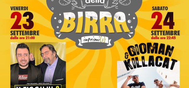 La Festa della Birra, venerdì 23 e sabato 24 settembre al Parco della Biodiversità