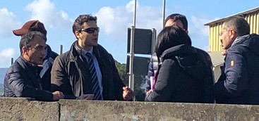 Sopralluogo del Sindaco e Ferrovie della Calabria per sovrapassaggio a  Catanzaro Lido ( Fotogallery)