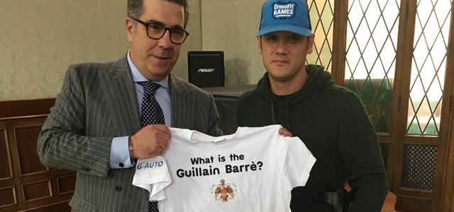 Cavallaro incontra l'atleta Alessandro Rubino -  nel weekend parteciperà agli internazionali di crossfit a Milano